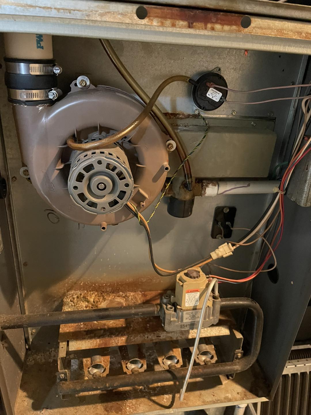Professional furnace heat exchanger internal component repair Salem Oregon HVAC technician