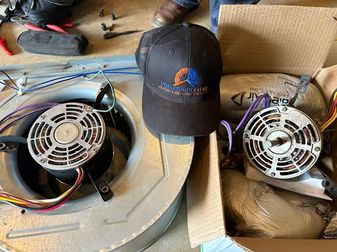 Quality HVAC parts and components used by DiMartino's technicians