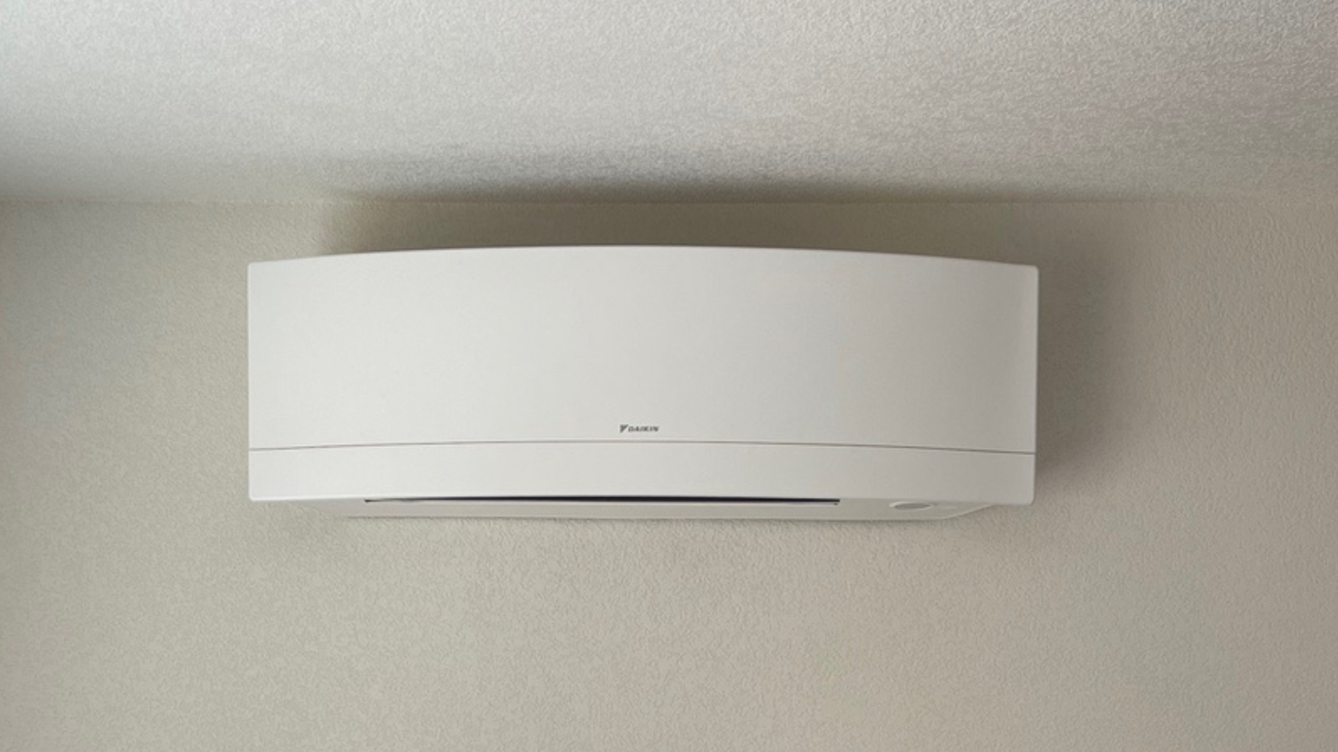 Daikin ductless mini-split indoor unit wall-mounted in residential room